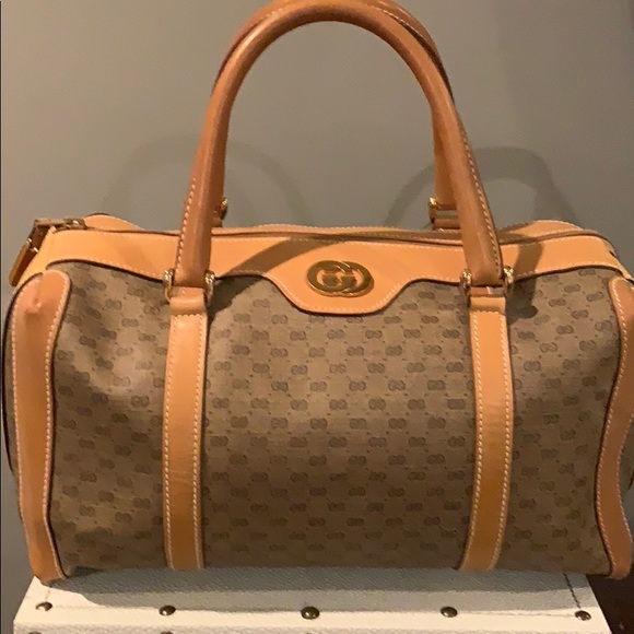 Gucci Handbags - GUCCI  ! AUTHENTIC ! VINTAGE BOSTON TOTE